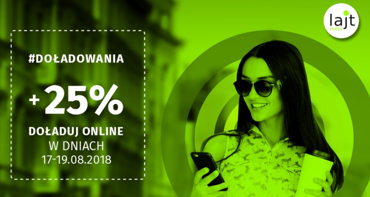 Weekendowa promocja doładowań w lajt mobile