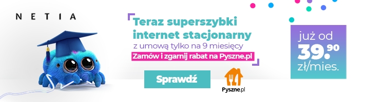 Światłowód na 9 miesięcy w Netii