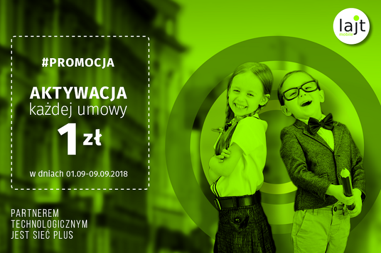 Lajt mobile - aktywacja i starter za 1 zł