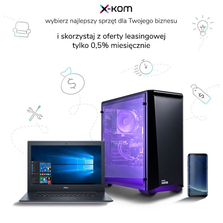 "Leasing 0,5% miesięcznie" w promocji x-kom