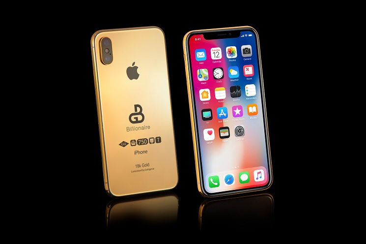 Złoty iPhone z 2018 roku za 100 tys. funtów