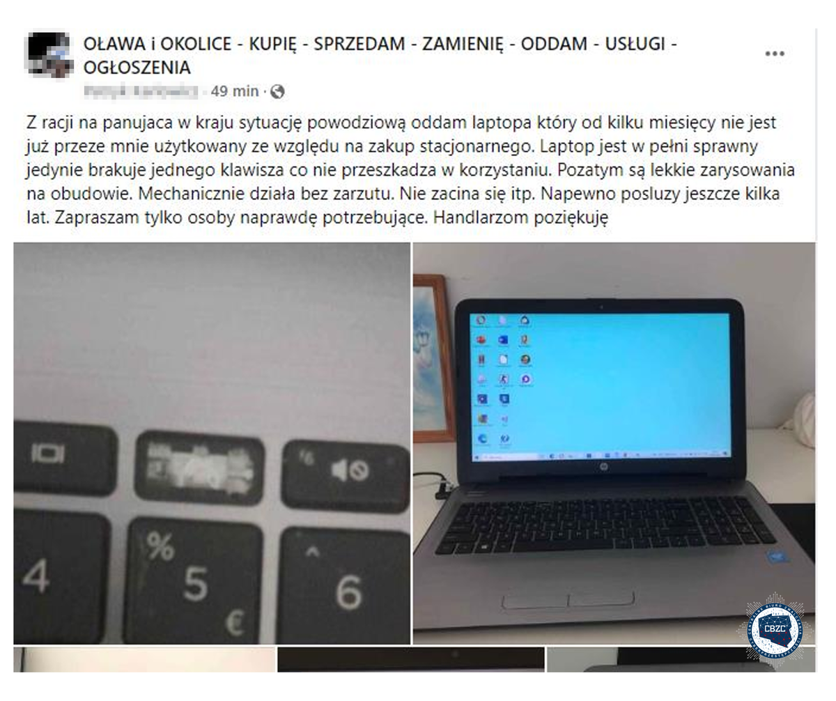 Rządowy laptop pułapka. Nawet nie próbuj go brać